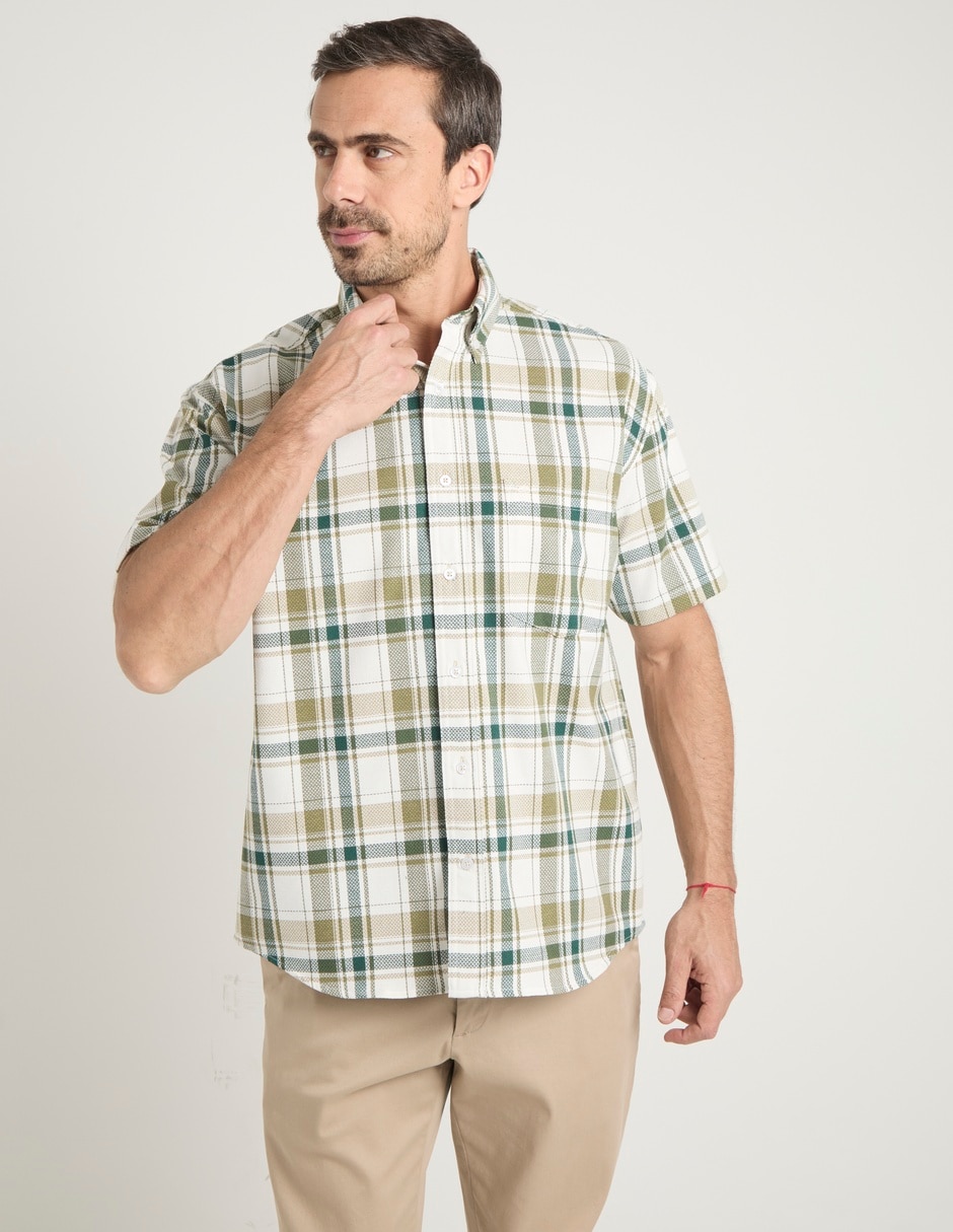 Camisa casual manga corta para hombre 2