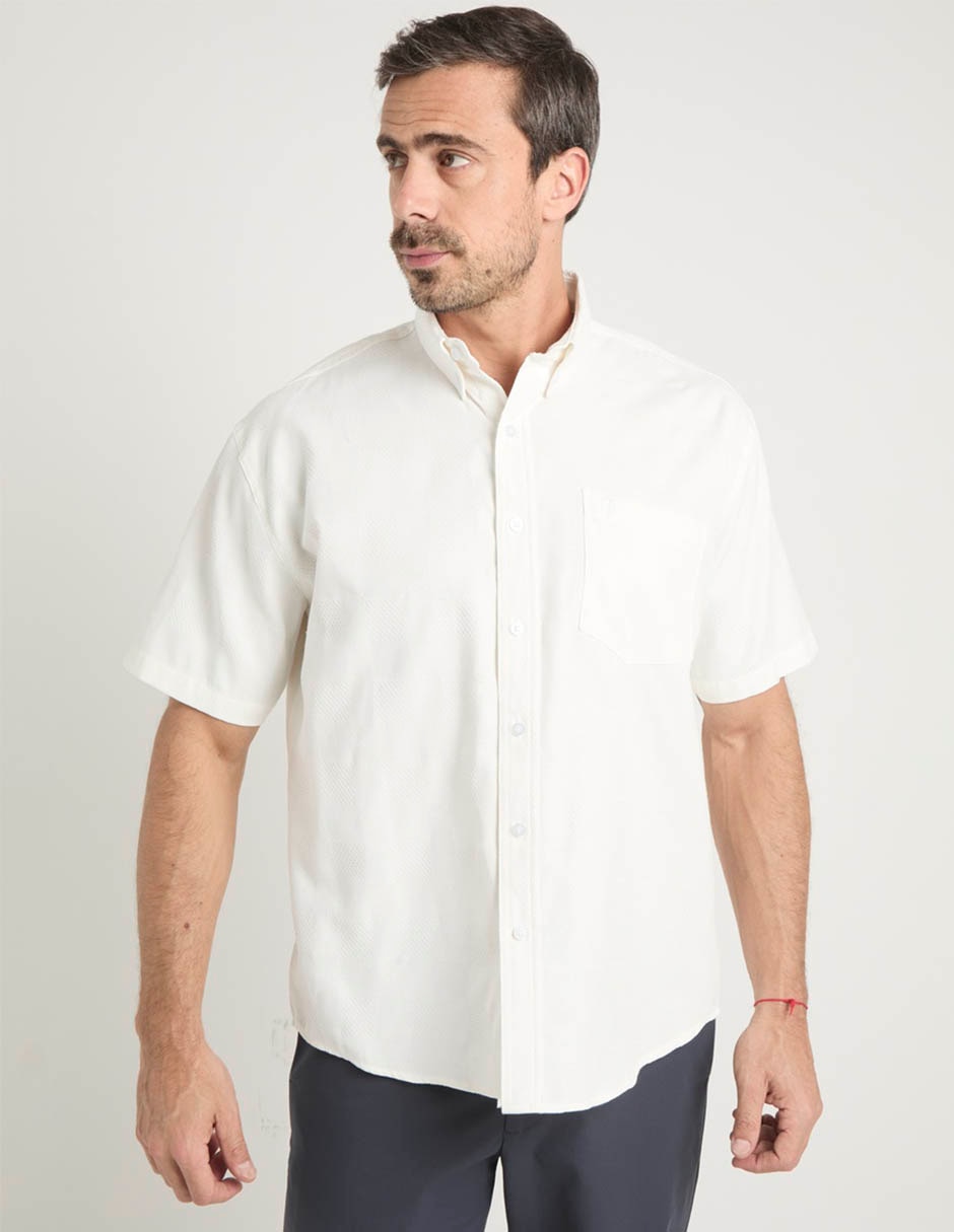 Camisa casual de algodón manga corta para hombre 2