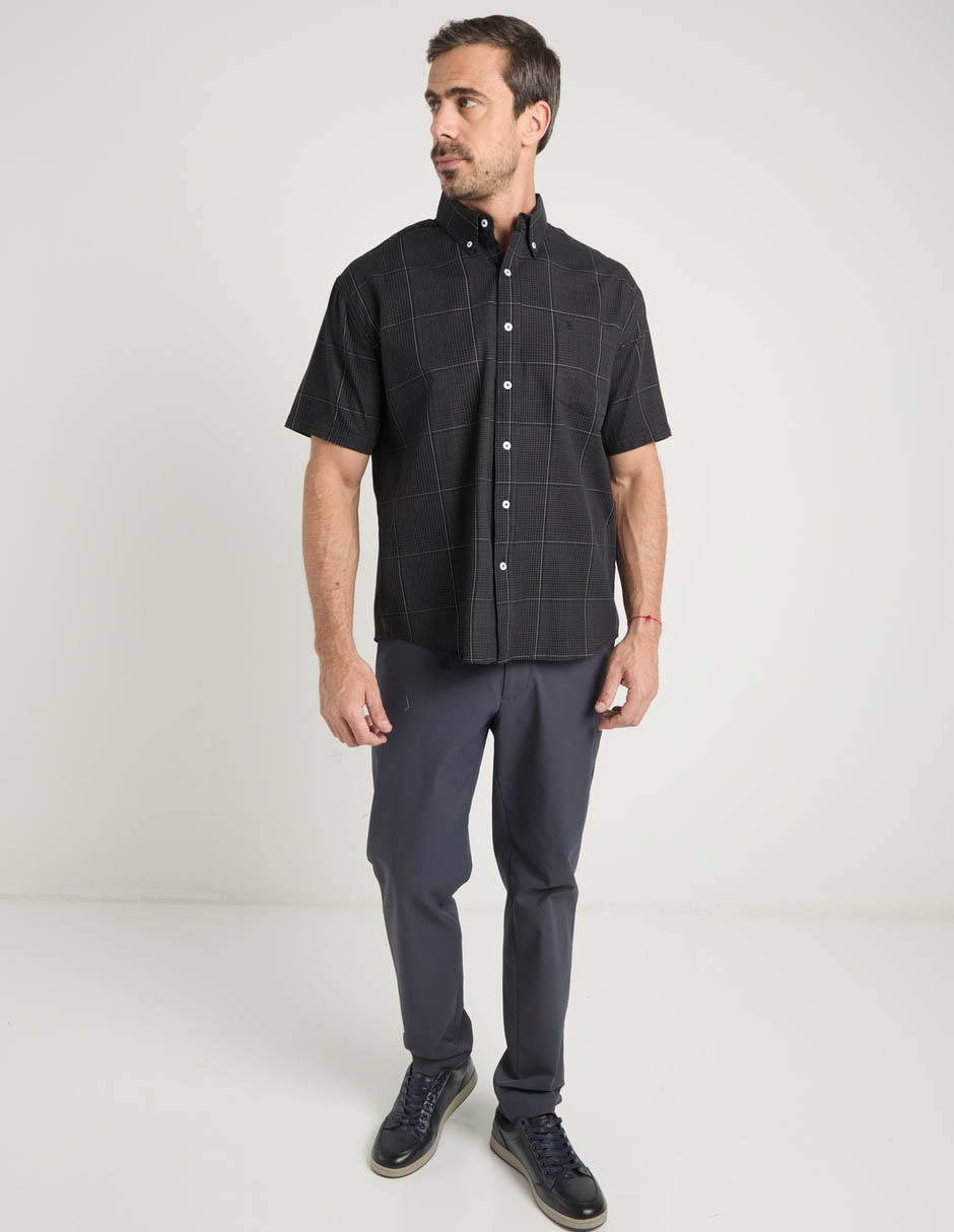 Camisa casual de algodón manga corta para hombre 3