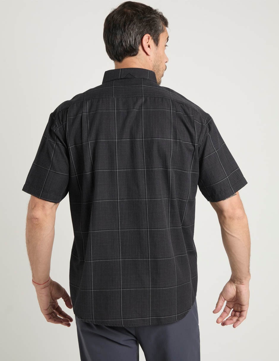 Camisa casual de algodón manga corta para hombre 6