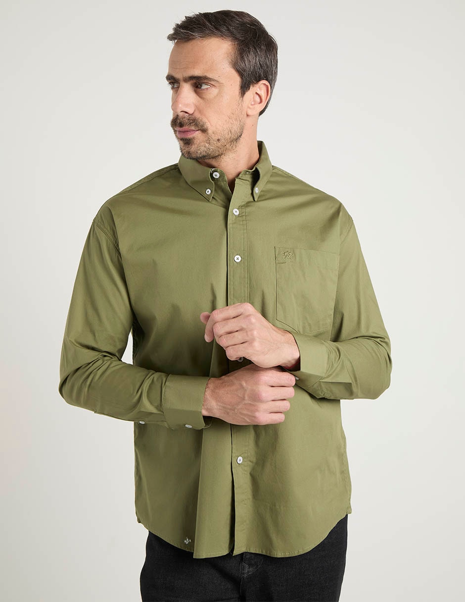 Camisa casual manga larga para hombre Camisa casual manga larga para hombre