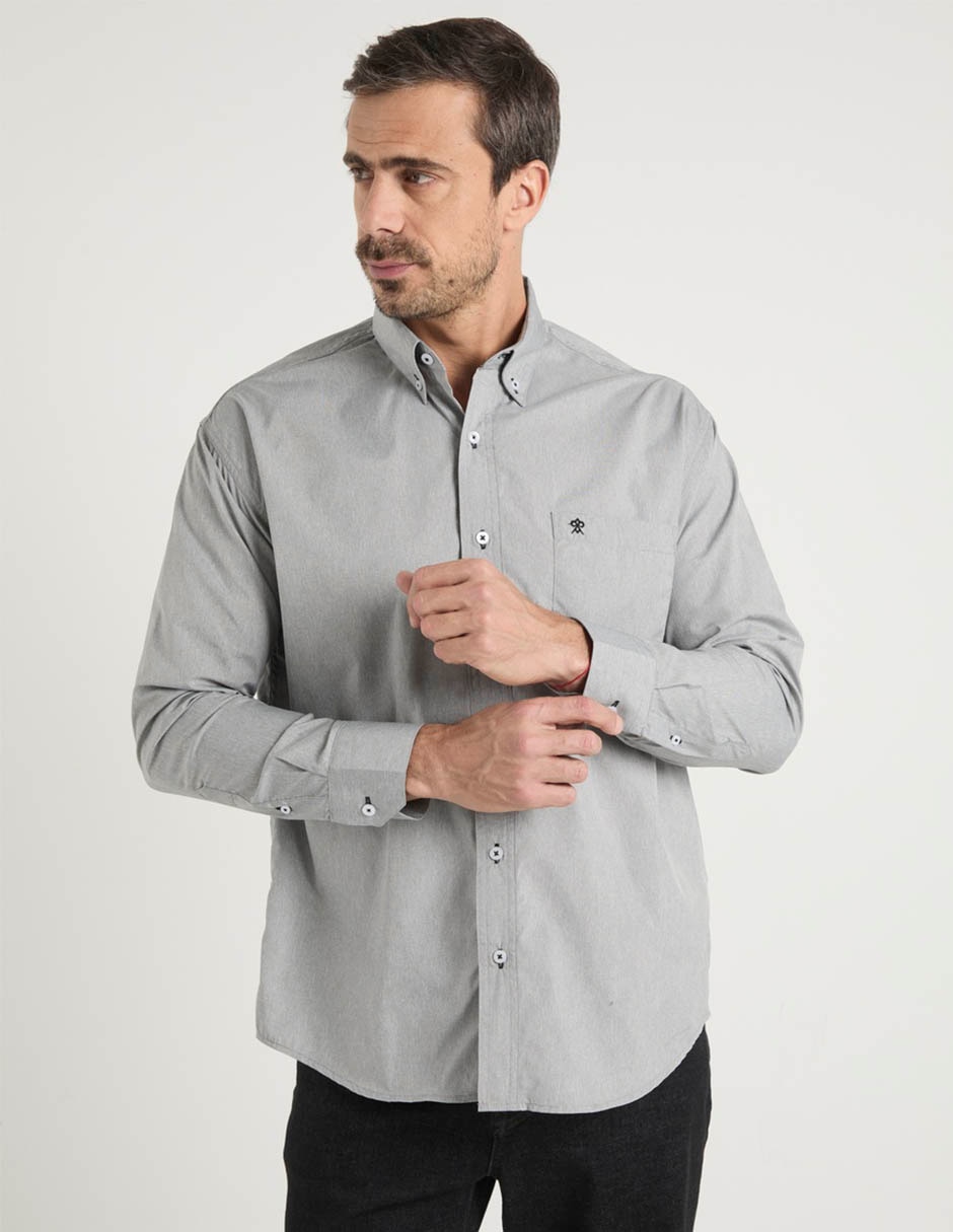 Camisa casual manga larga para hombre Camisa casual manga larga para hombre