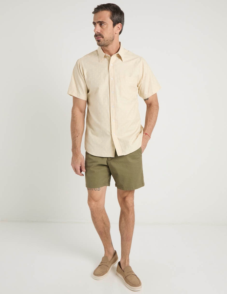 Camisa casual manga corta para hombre 3