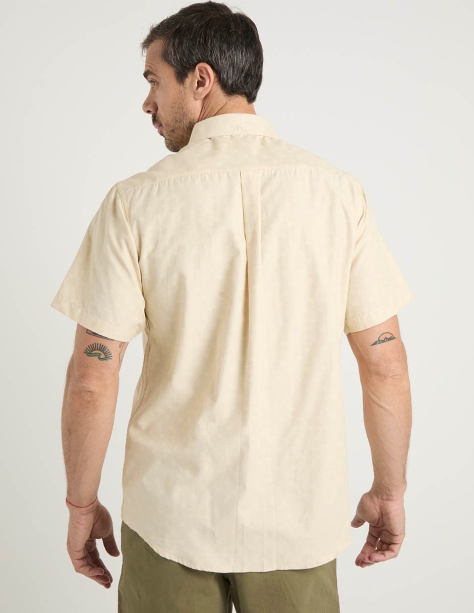 Camisa casual manga corta para hombre 6
