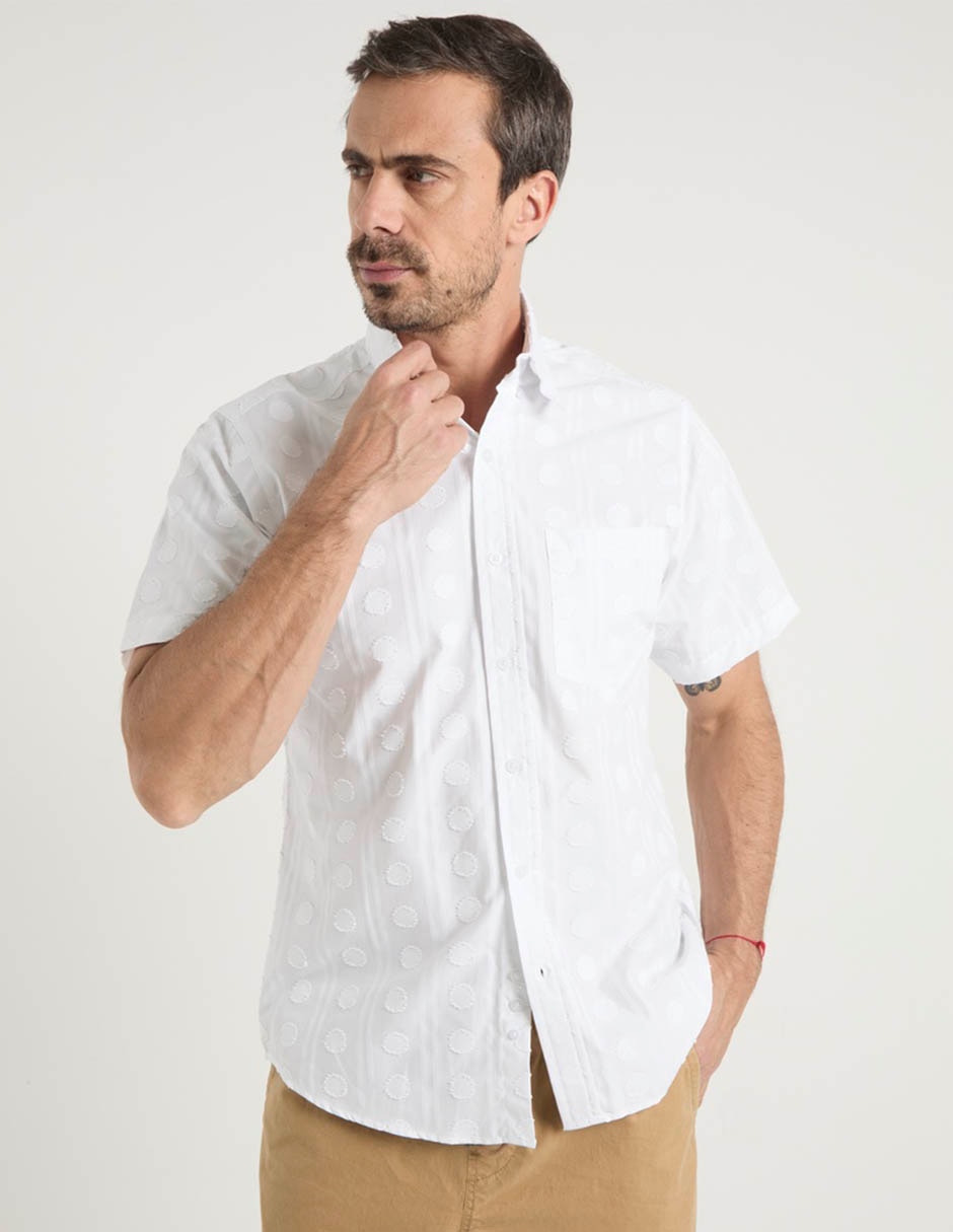 Camisa casual manga corta para hombre 2