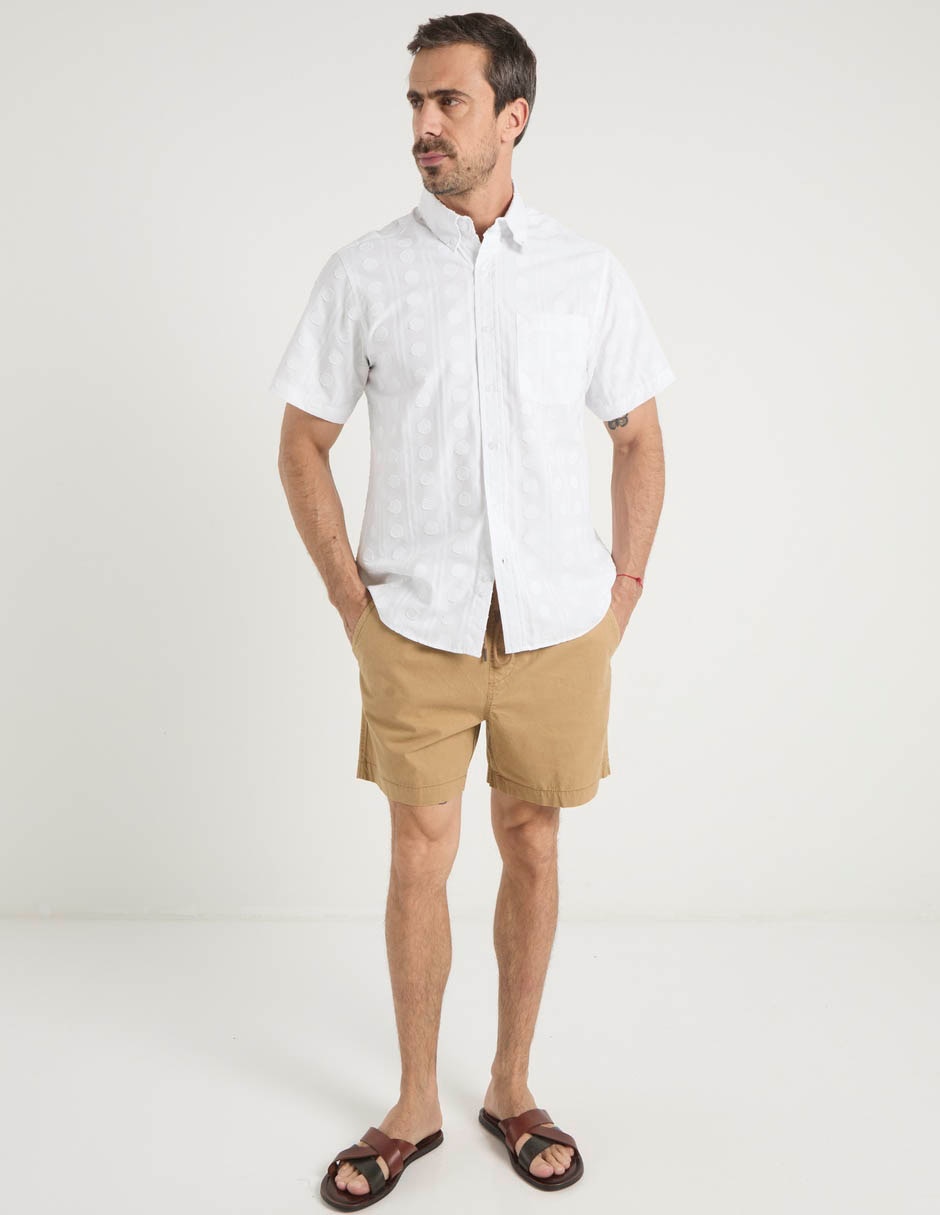 Camisa casual manga corta para hombre 3