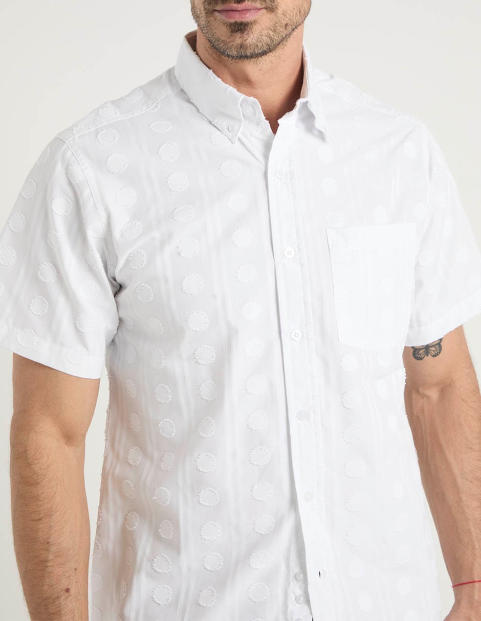 Camisa casual manga corta para hombre 4