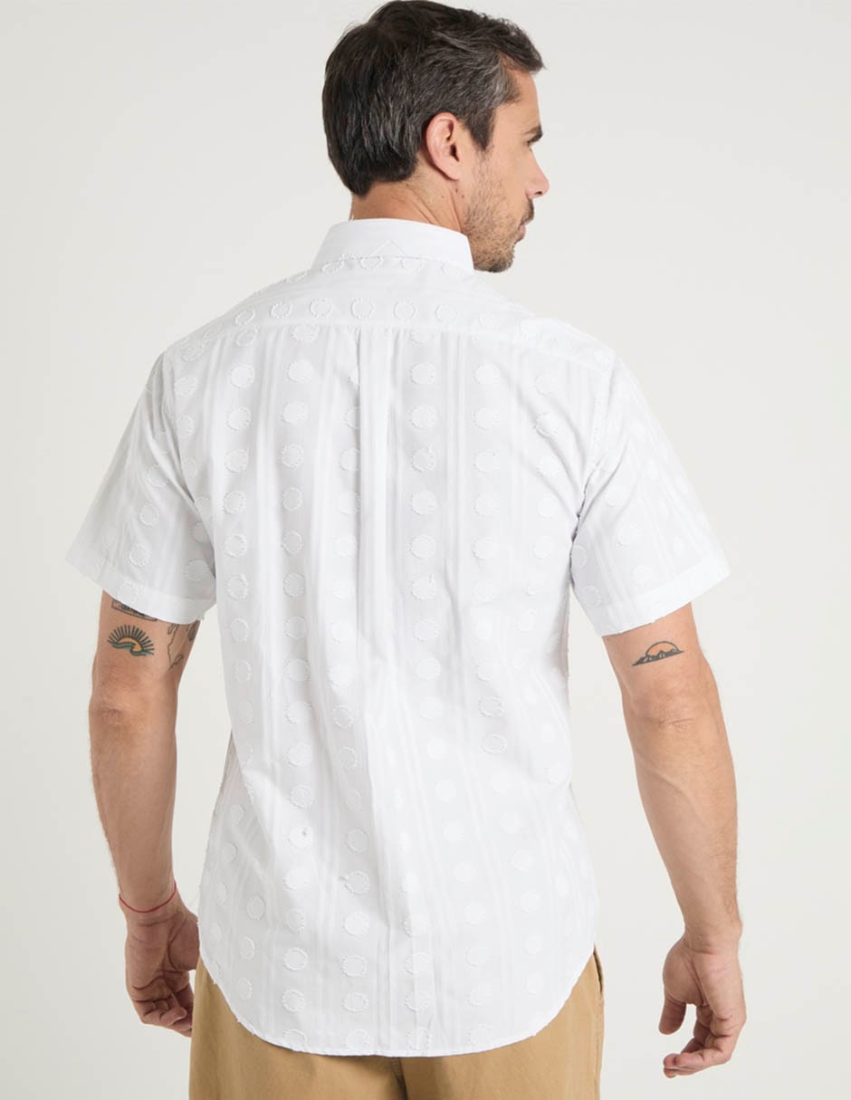Camisa casual manga corta para hombre 6