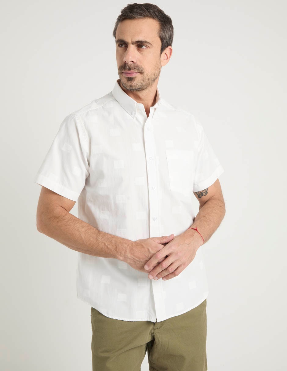 Camisa casual manga corta para hombre 2