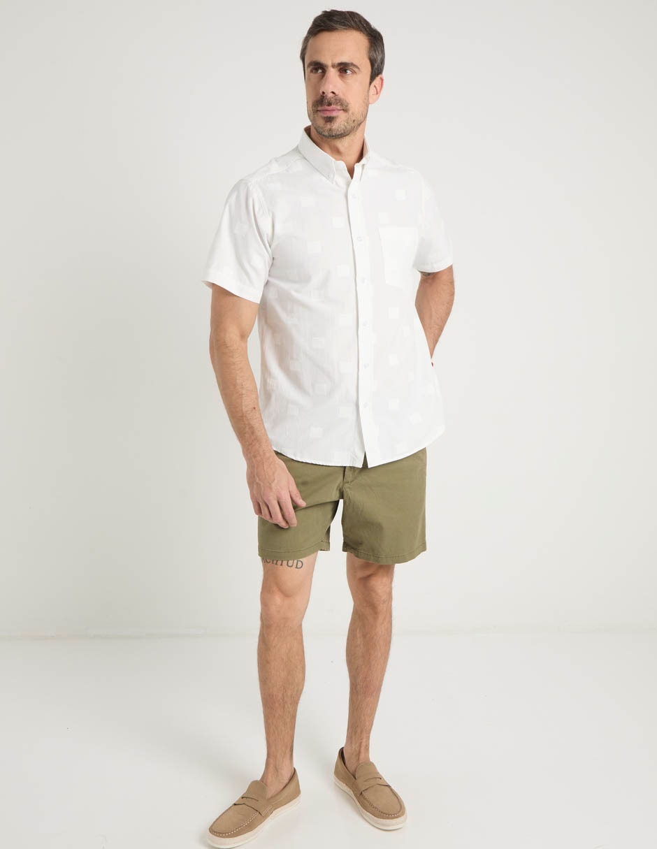 Camisa casual manga corta para hombre 3