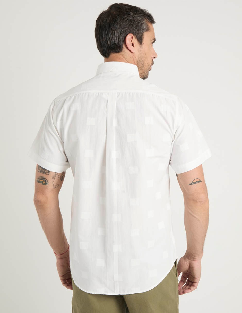 Camisa casual manga corta para hombre 6