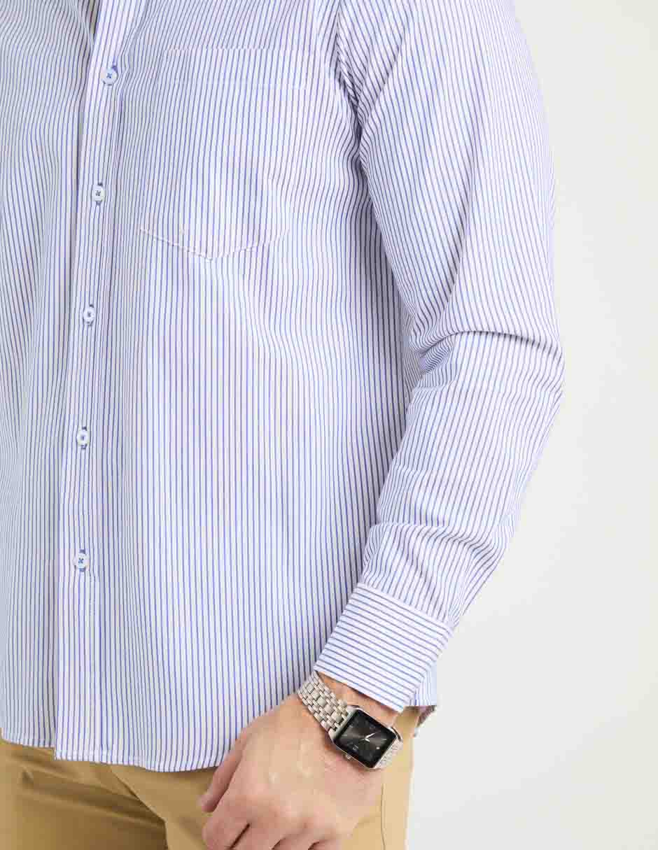 Camisa casual de algodón manga larga para hombre 5