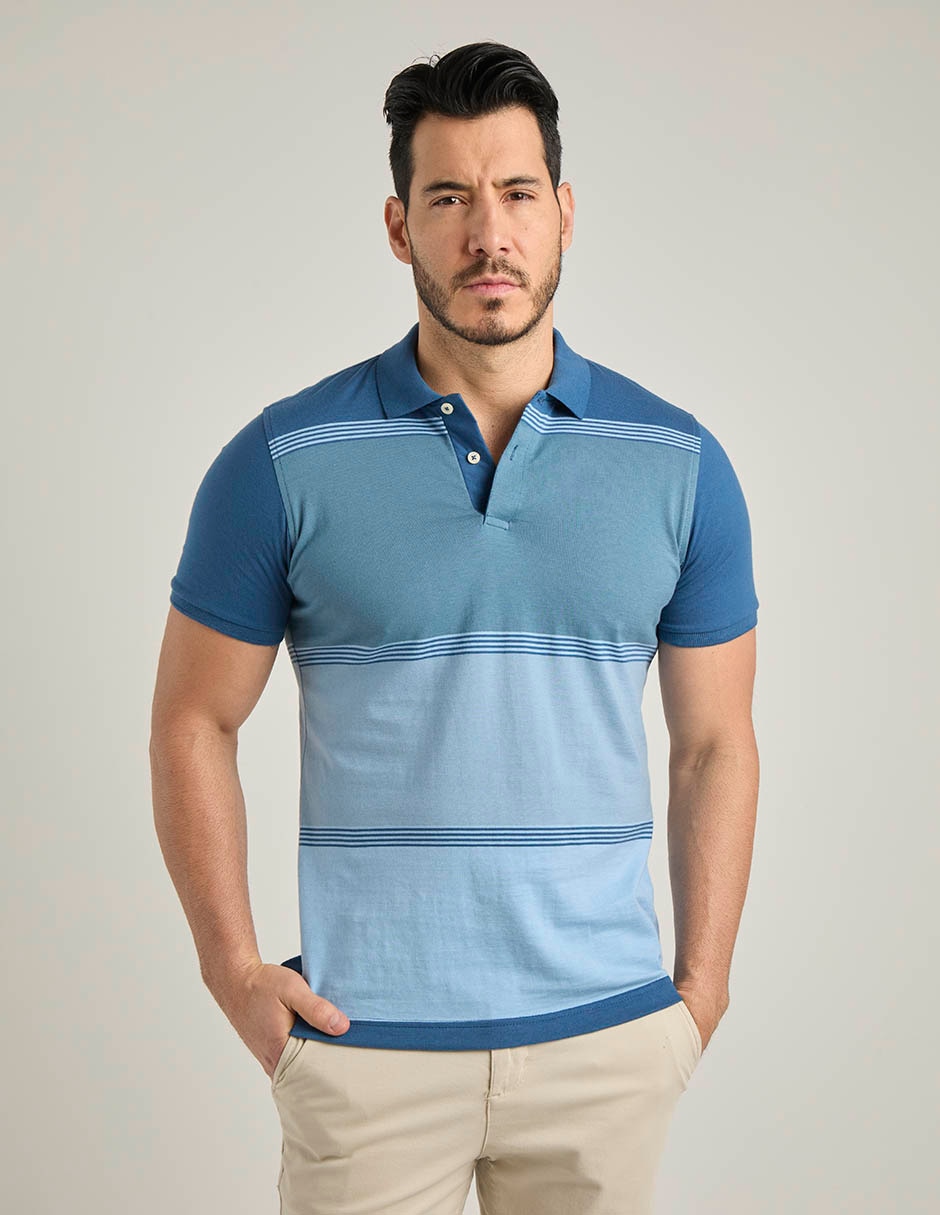 Playera tipo polo para hombre