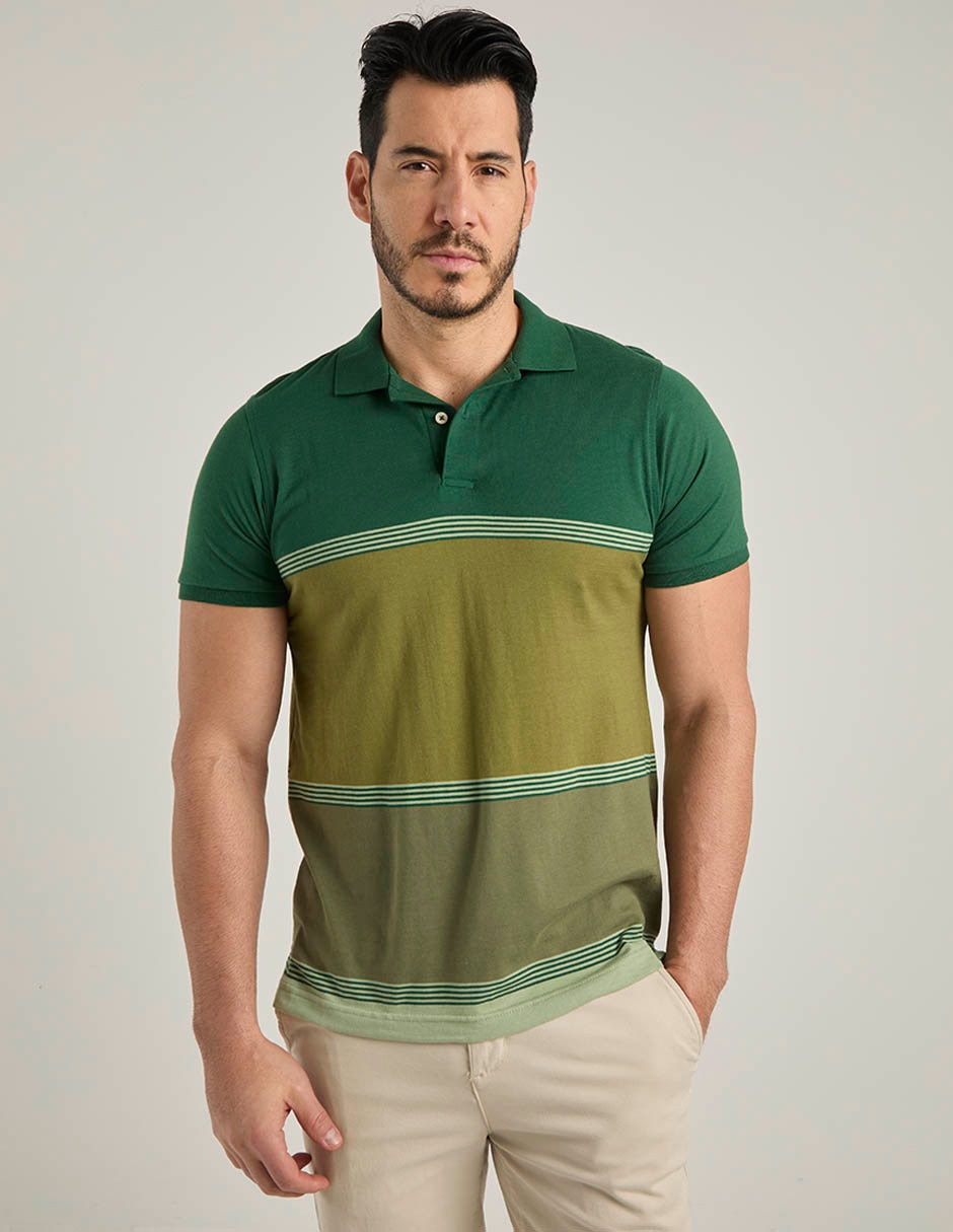 Playera tipo polo para hombre