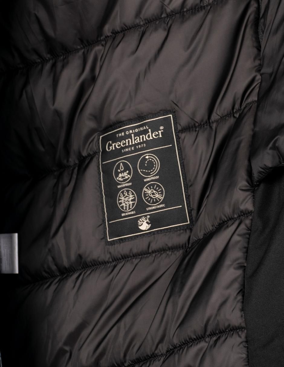 Chamarra parka cuello desmontable para hombre 4