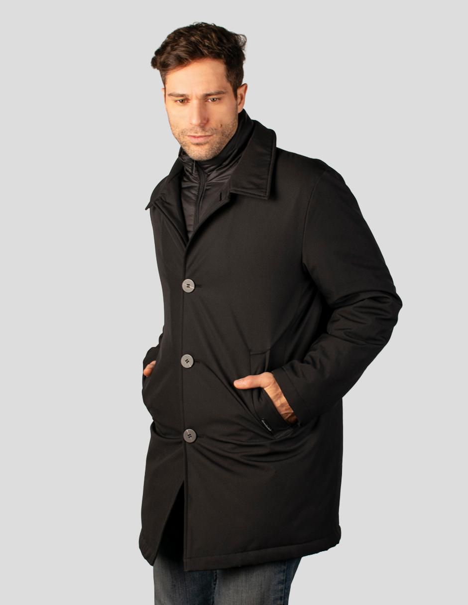 Chamarra parka cuello desmontable para hombre 5