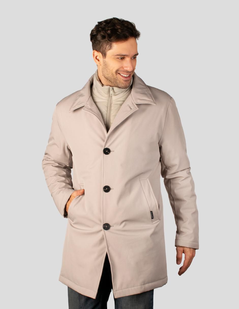 Chamarra parka cuello desmontable para hombre Chamarra parka cuello desmontable para hombre