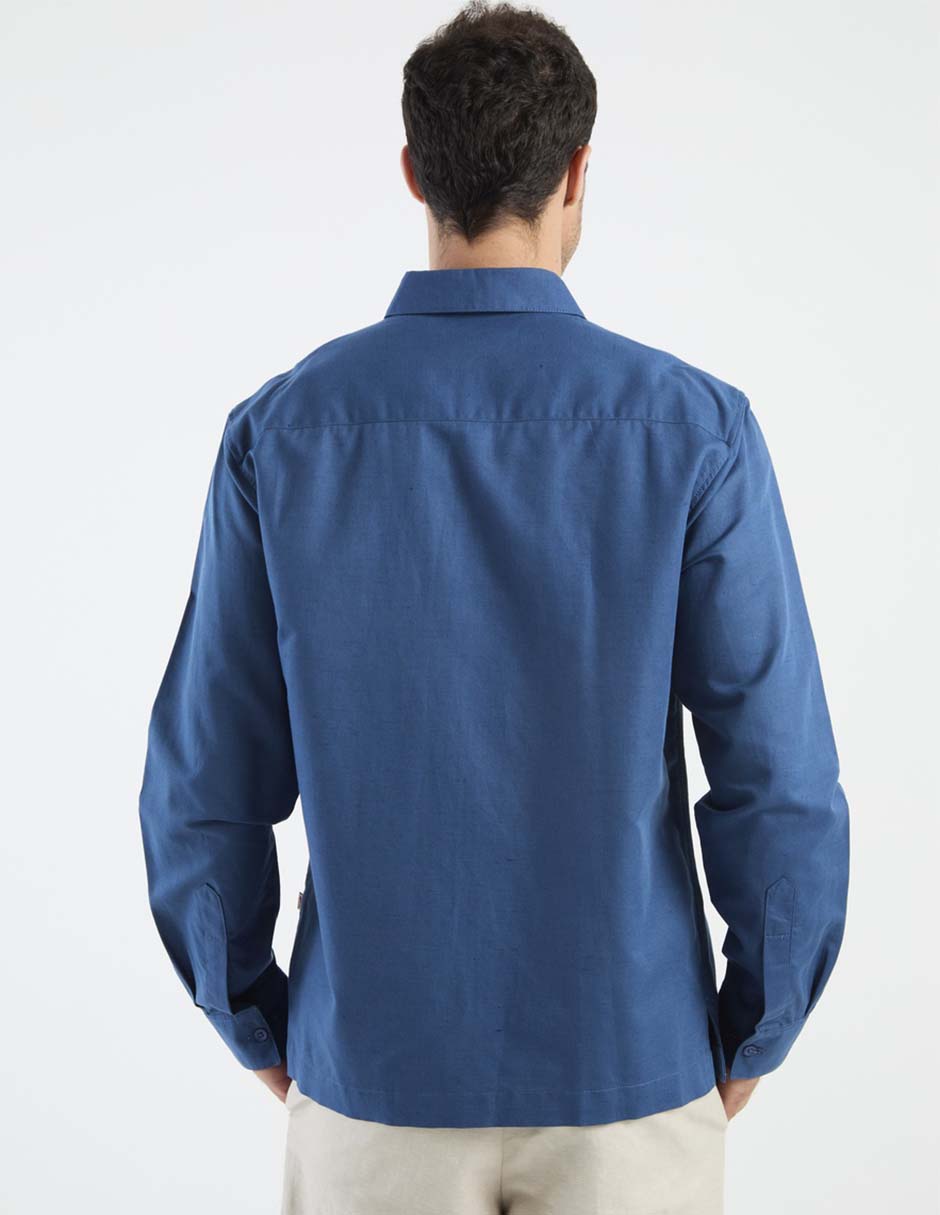 Guayabera manga larga para hombre 6