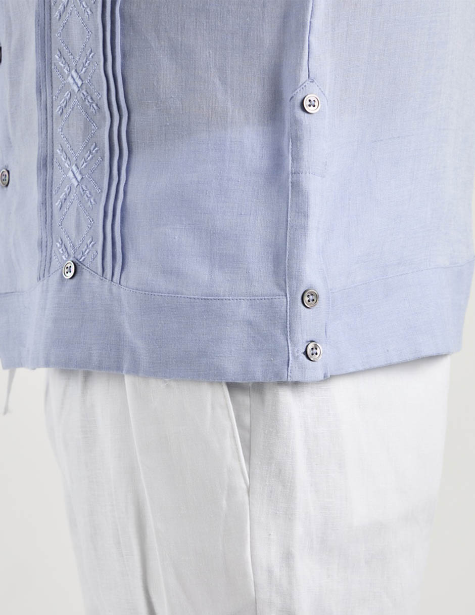 Guayabera manga larga para hombre 6