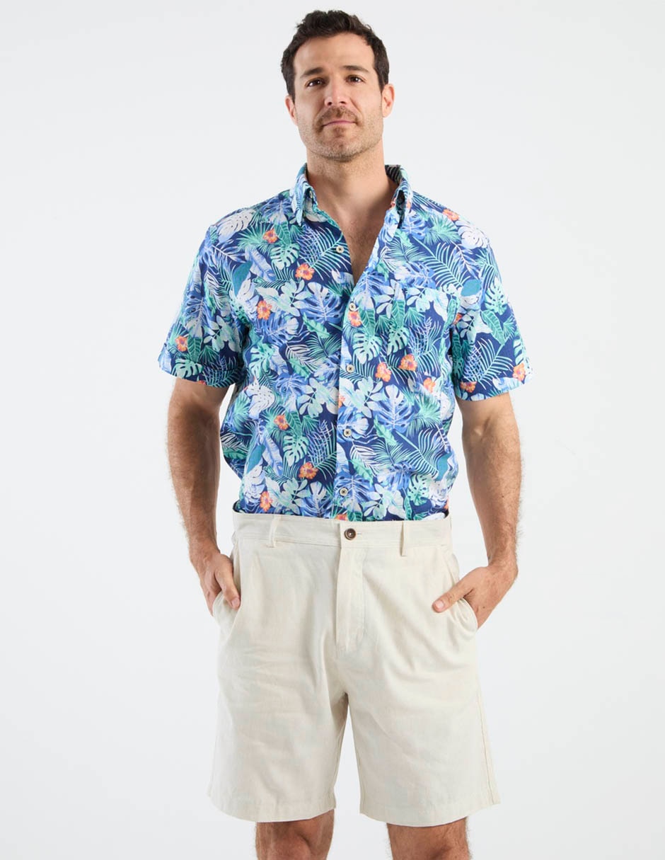 Bermuda de algodón para hombre
