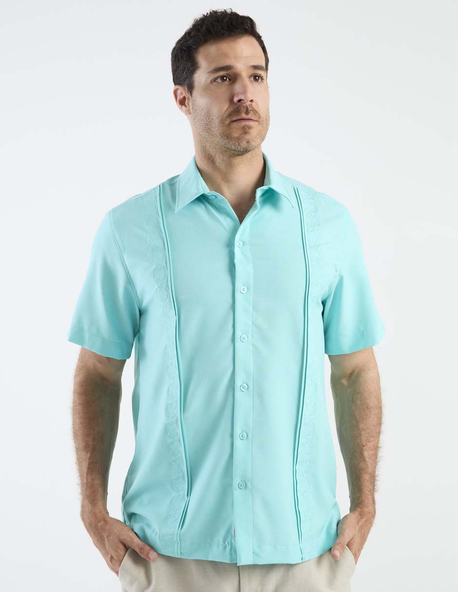 Guayabera manga corta para hombre 2