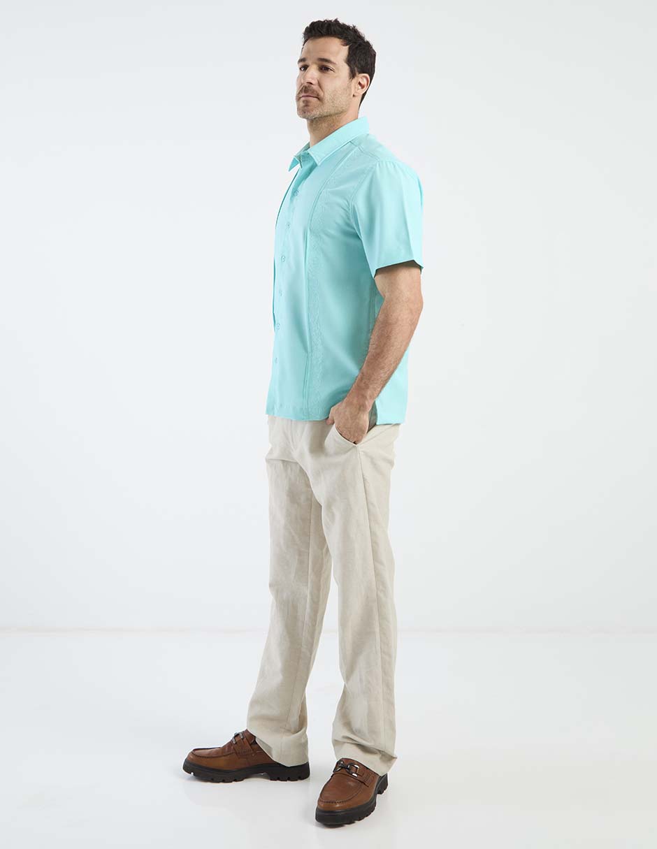 Guayabera manga corta para hombre 3