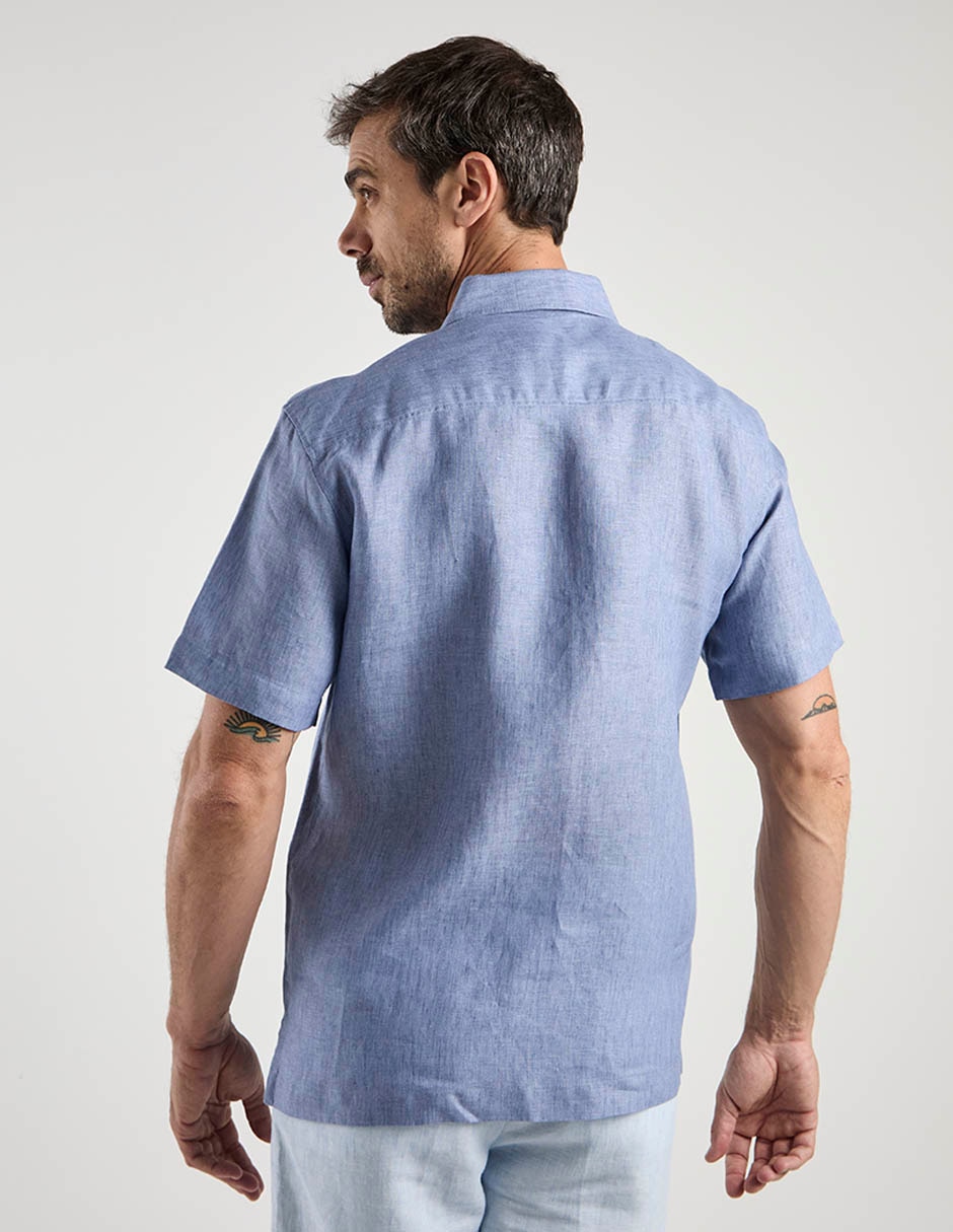 Guayabera manga corta para hombre 6