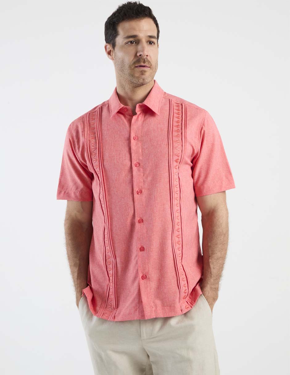 Guayabera manga corta para hombre 2