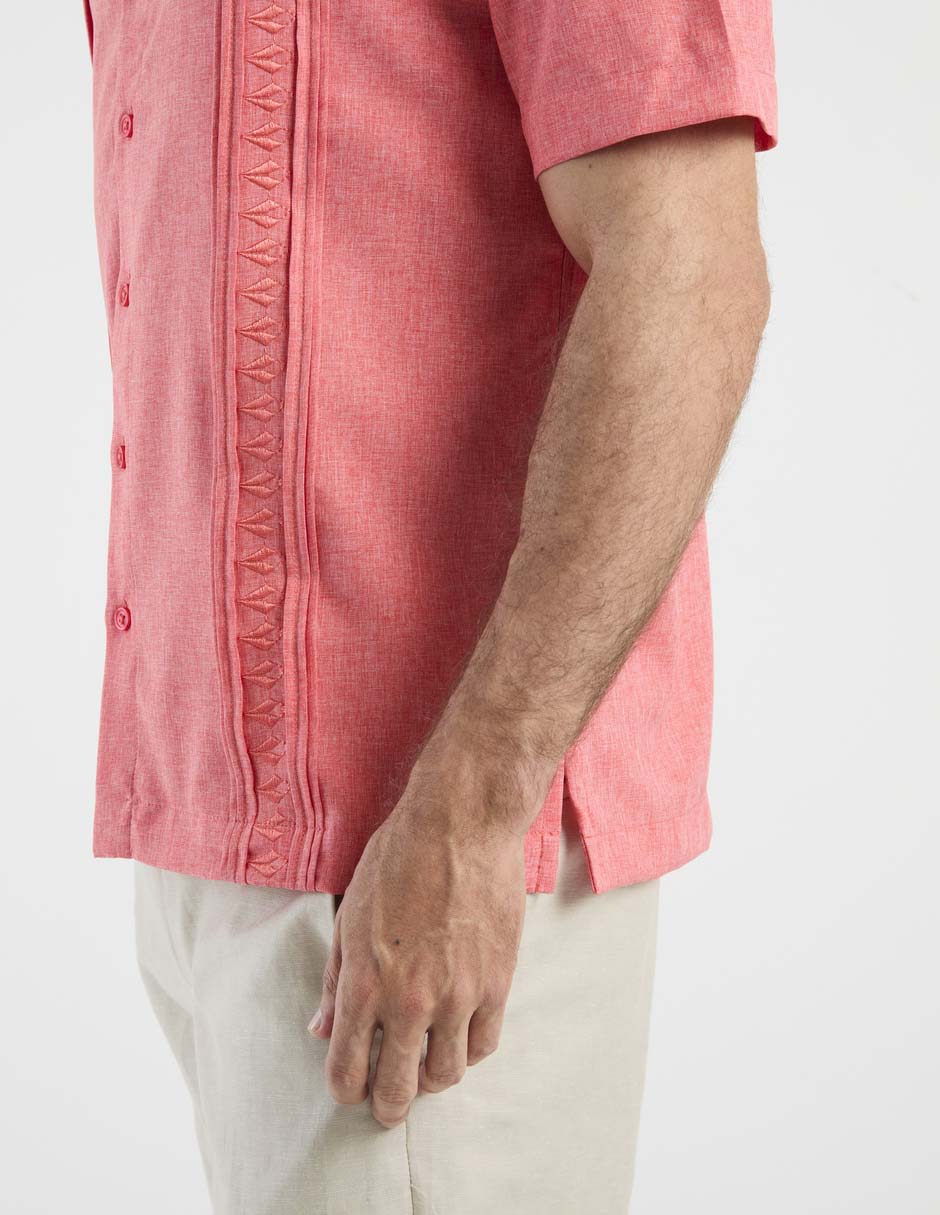 Guayabera manga corta para hombre 5