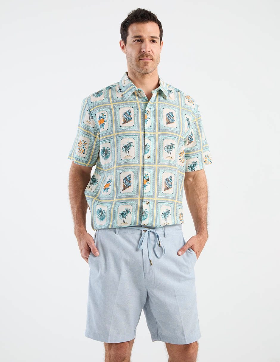 Bermuda de algodón para hombre
