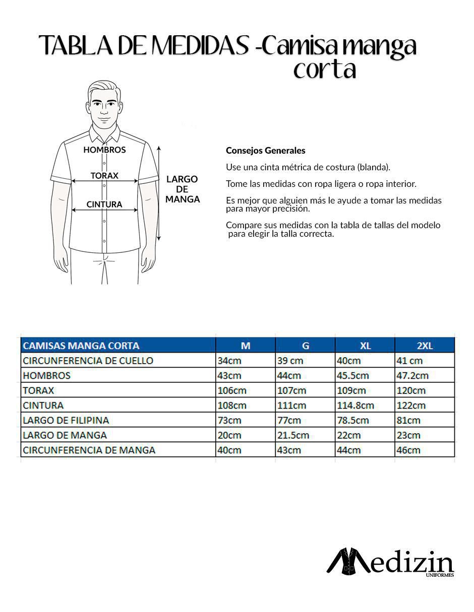 Camisa casual manga corta para hombre 4