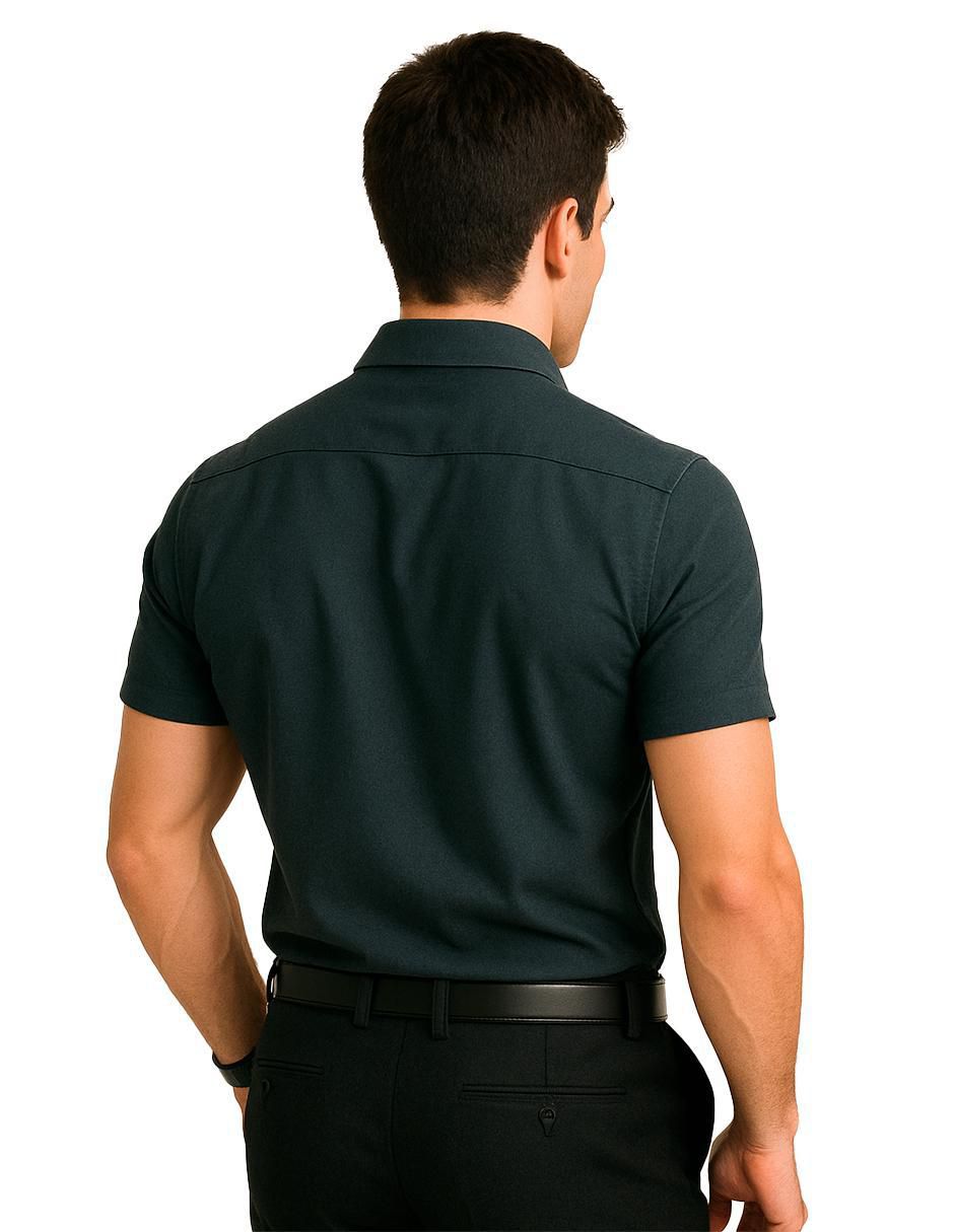 Camisa casual manga corta para hombre 3