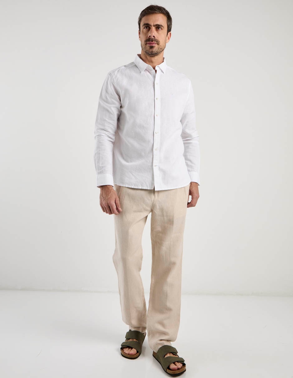 Camisa casual manga larga para hombre 3