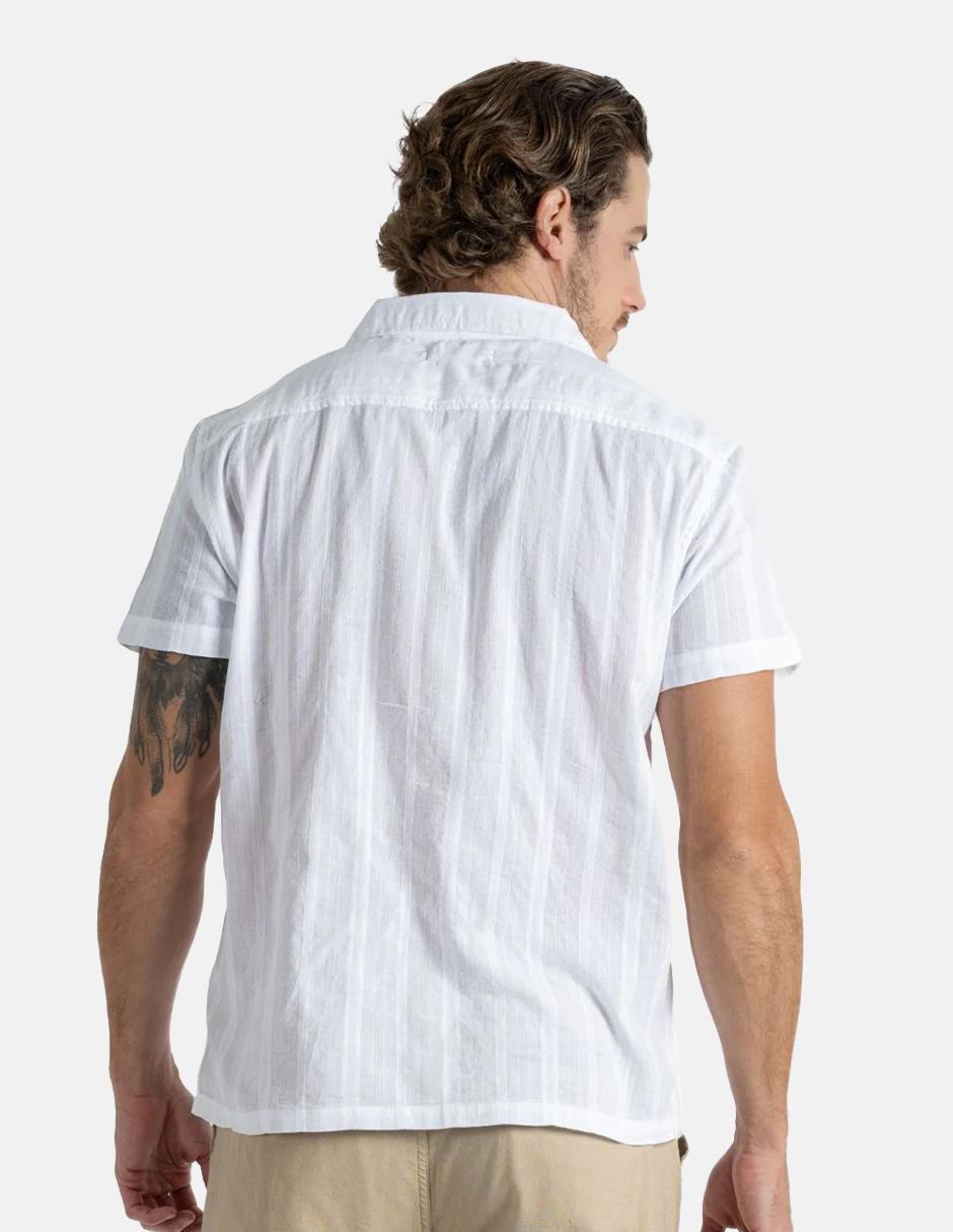 Camisa casual de algodón manga corta para hombre 2