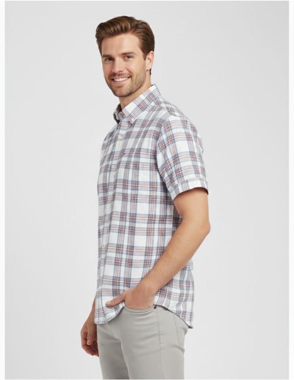 Camisa casual manga corta para hombre 2