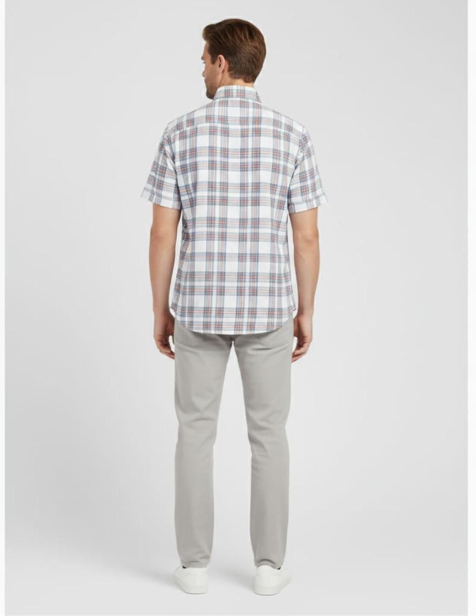 Camisa casual manga corta para hombre 3