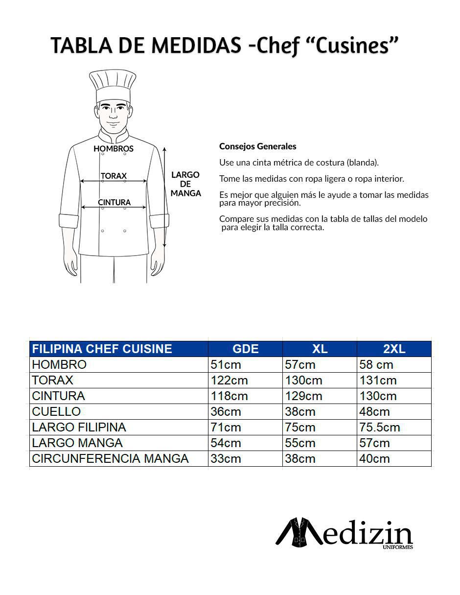 Filipina chef estilo relajado unisex 4