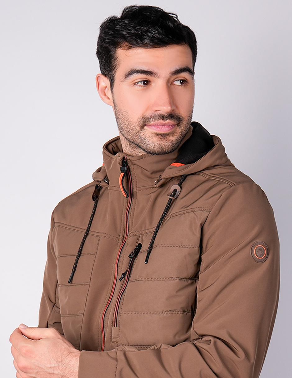 "chamarra" capitonada greenlander sin familia o colección no "de" poliéster capucha desmontable "para hombre"