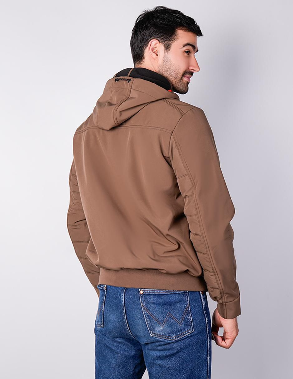 "chamarra" capitonada greenlander sin familia o colección no "de" poliéster capucha desmontable "para hombre"