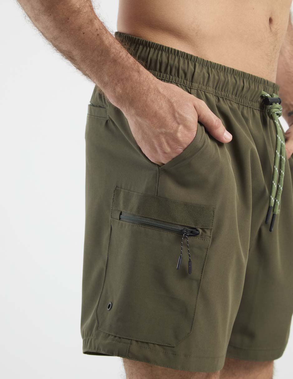 Traje de baño con bolsillo para hombre 5