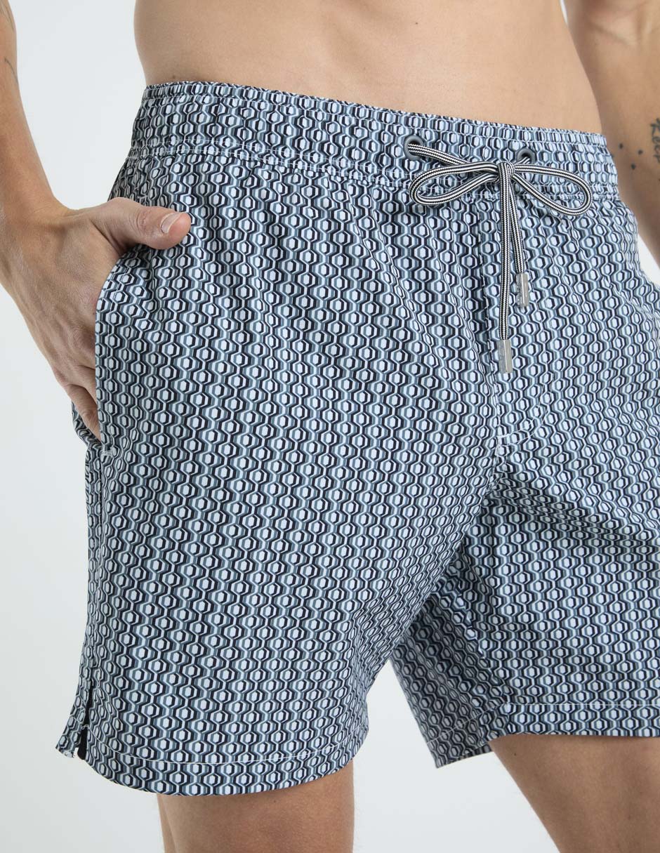 Traje de baño con bolsillos para hombre 8