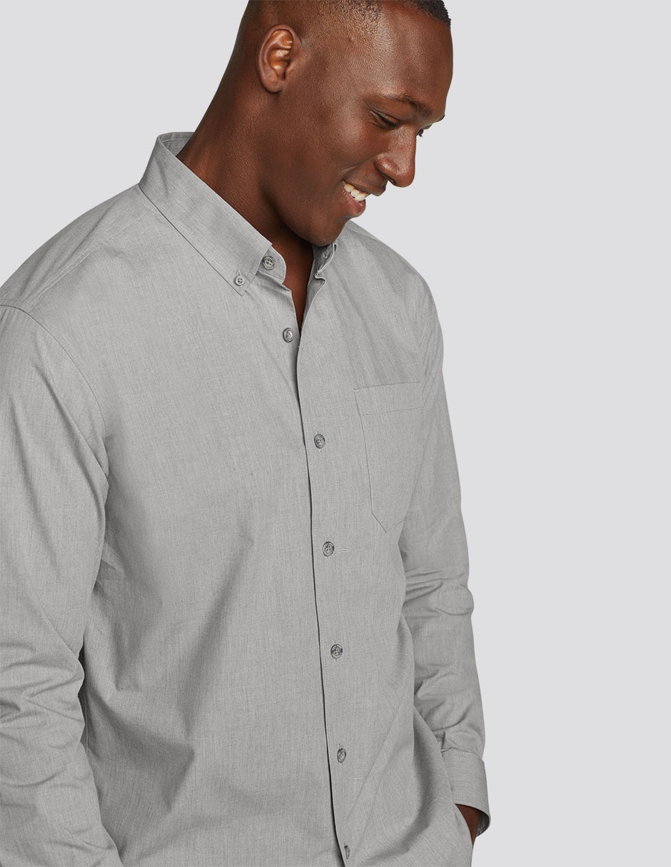 Camisa casual manga larga para hombre 4