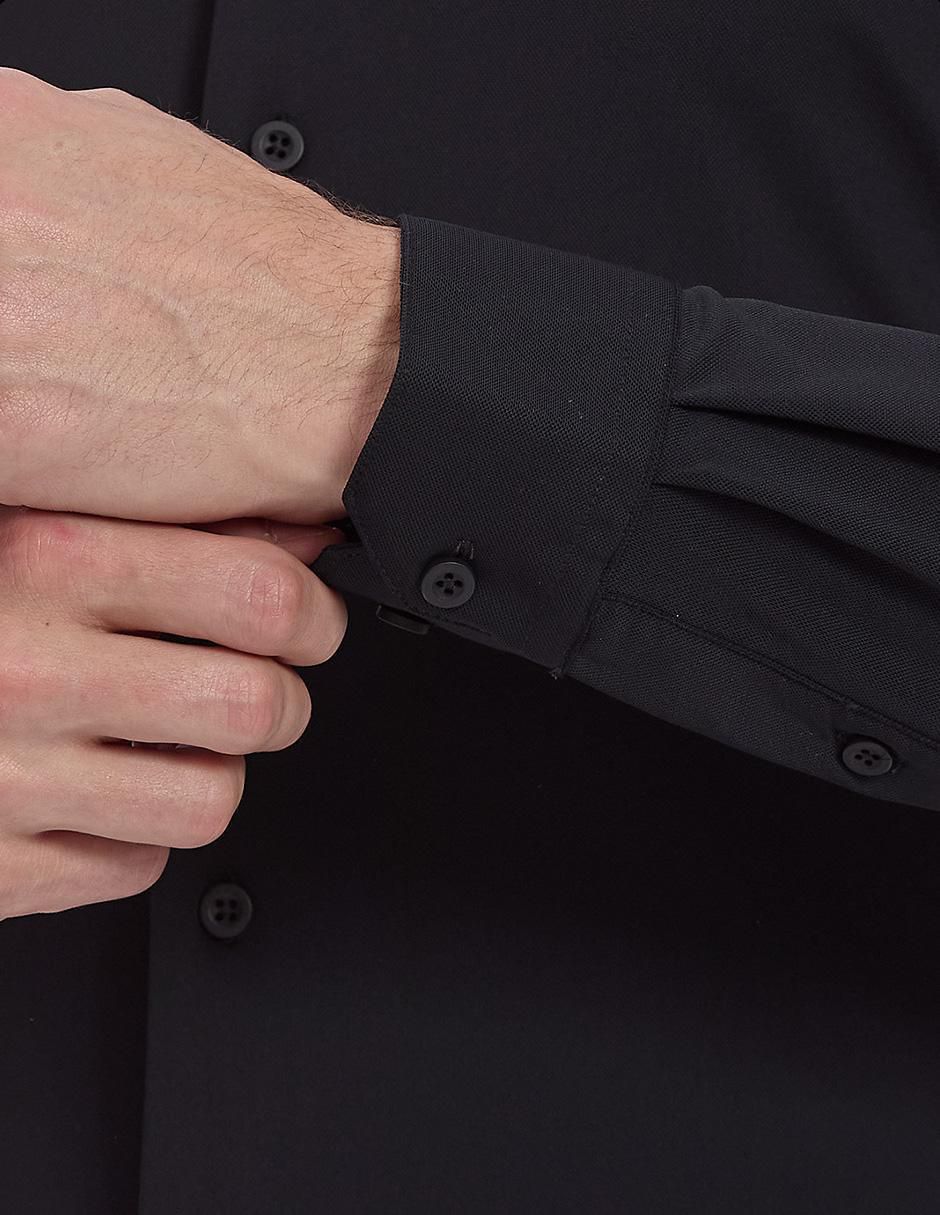 "camisa/sobrecamisa" business casual vittorio forti "de" (si aplica) poliéster "manga" larga "para hombre"