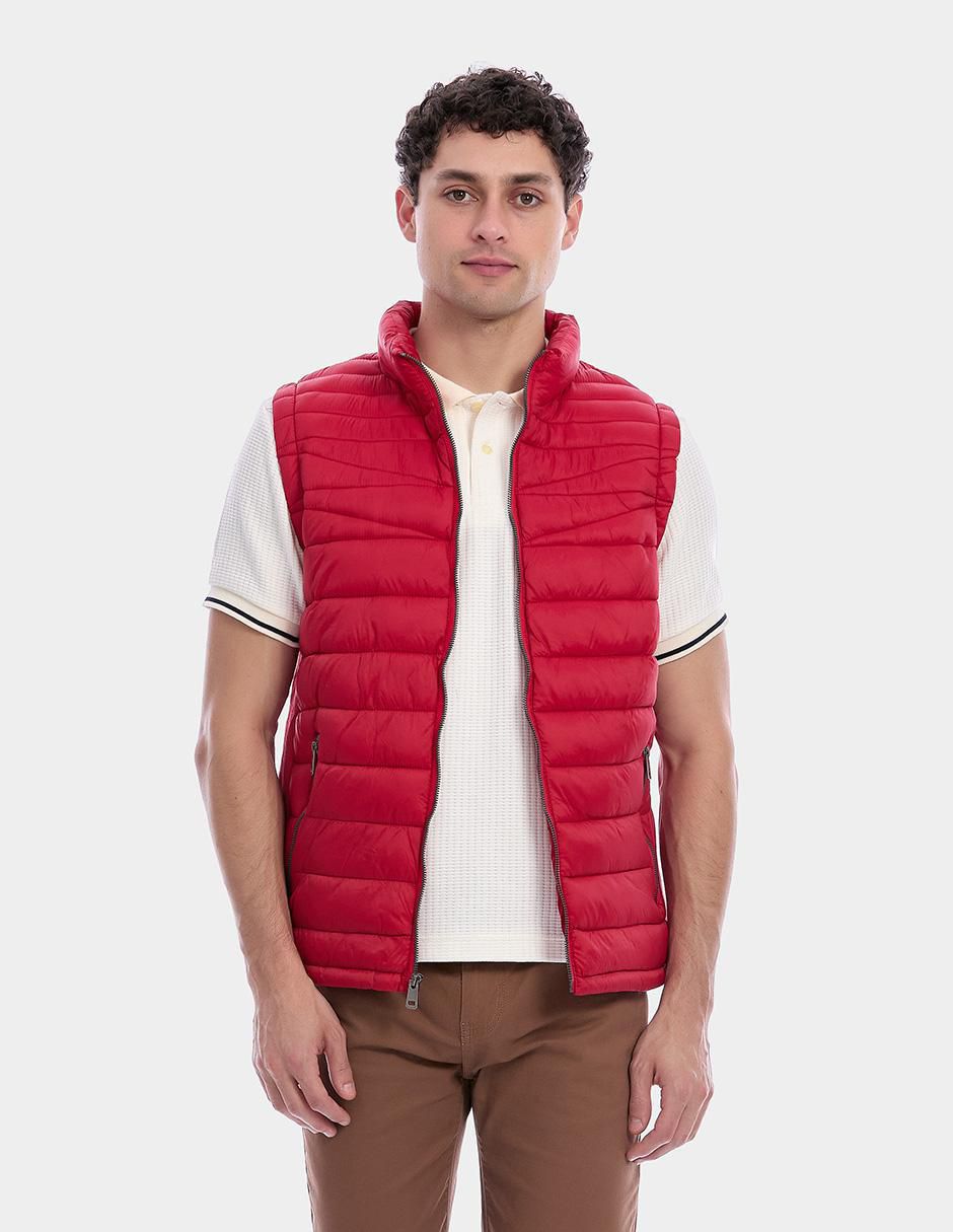 "chaleco" vittorio forti no nylon capitonado "para hombre"