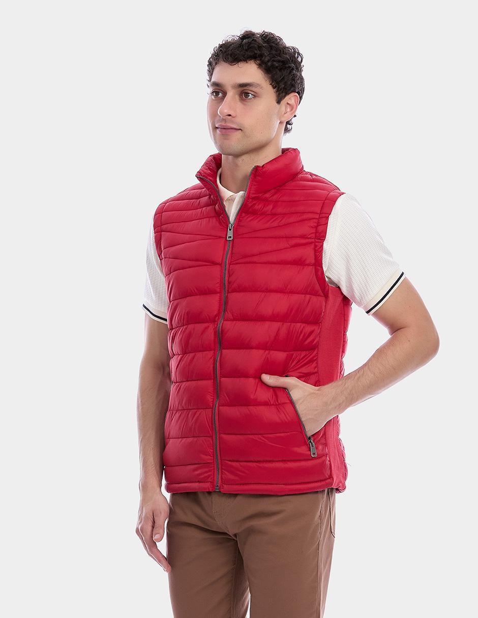 "chaleco" vittorio forti no nylon capitonado "para hombre"