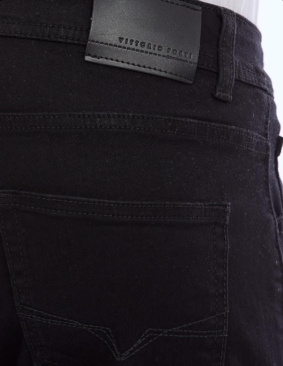 Jeans slim lavado obscuro para hombre 5