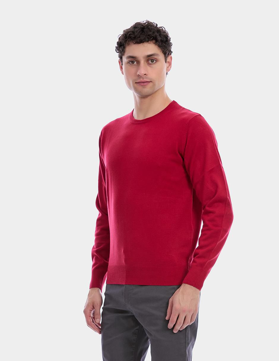 "suéter" vittorio forti "cuello" redondo "para hombre"
