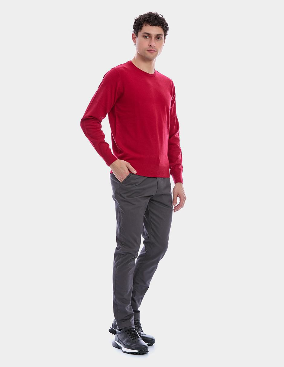 "suéter" vittorio forti "cuello" redondo "para hombre"