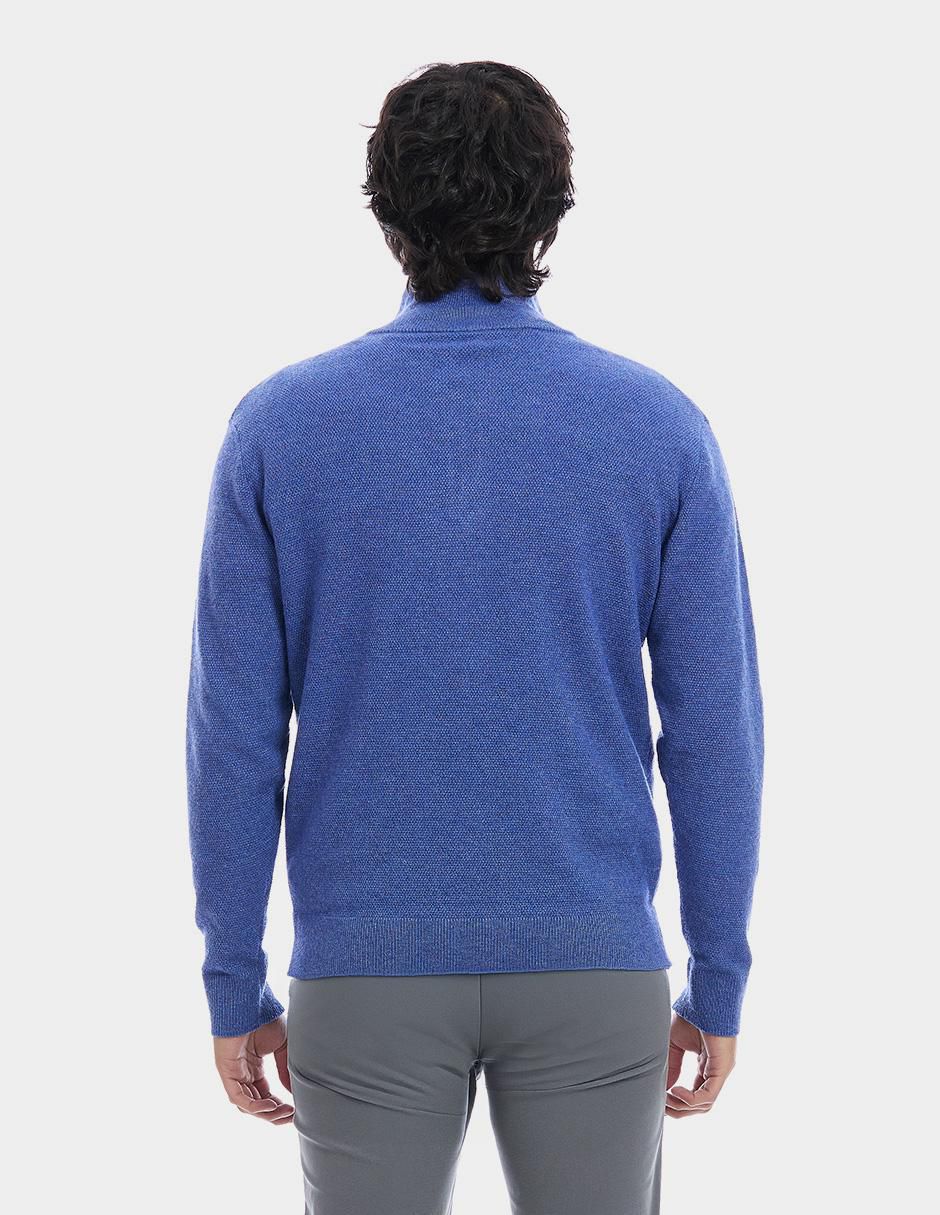 Suéter cuello con cierre para hombre 3