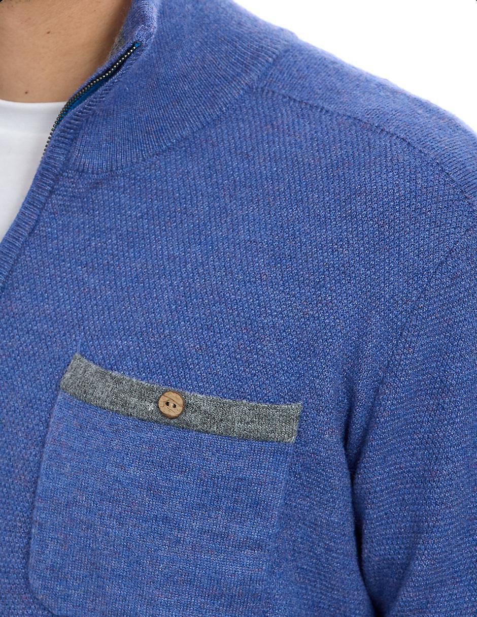 Suéter cuello con cierre para hombre 4